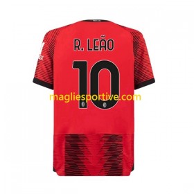 Completo Calcio AC Milan Rafael Leao 10 Divisa Prima 2023-2024